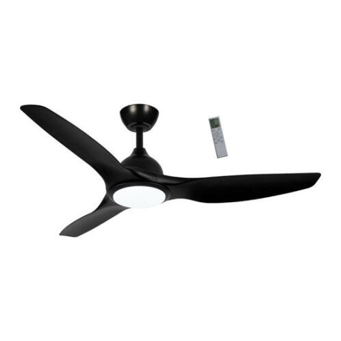 PRIMO  ΑΝΕΜΙΣΤΗΡΑΣ  ΟΡΟΦΗΣ 130CM PRCF-80724 ΜΑΥΡΟ ΜΕ R/C LED