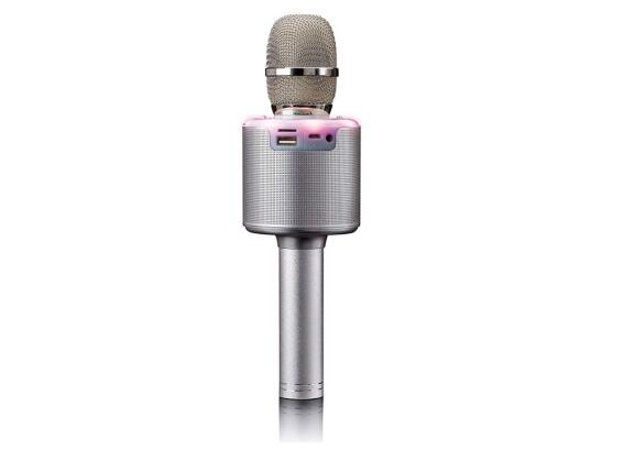 Lenco BMC-085 Silver Karaoke Microphone με Bluetooth