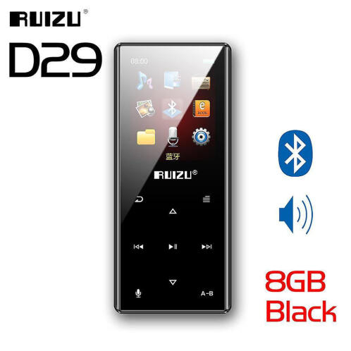 Ruizu D29 MP3 Player (8GB) με Οθόνη TFT 1.8" Μαύρο