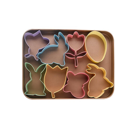 Πολύχρωμα Πασχαλινά Κουπ πατ Ανοξείδωτα Σετ 8 τεμ.