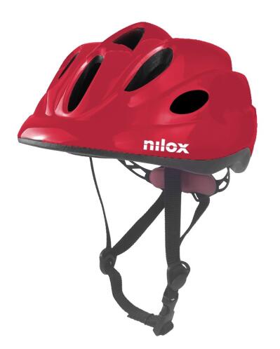 Nilox helmet kid black led light Παιδικό προστατευτικό κράνος Κόκκινο