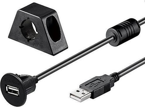 Ampire XUB200 Καλώδιο Επέκτασης USB 2.0 με Υποδοχή (200cm)