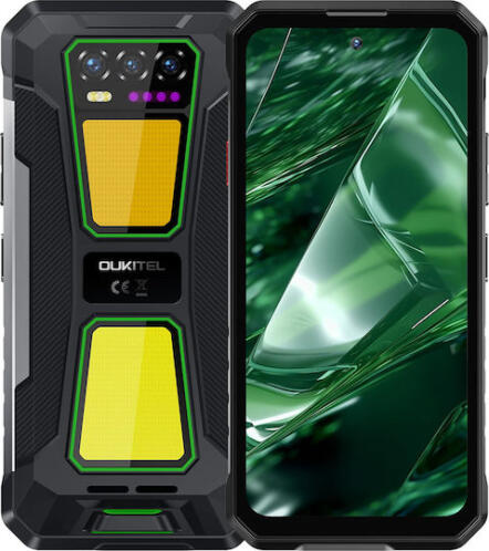 OUKITEL smartphone WP58 Pro 6.7" 8/512GB 5G 10000mAh IP68/IP69K/MIL-STD-810H πράσινο