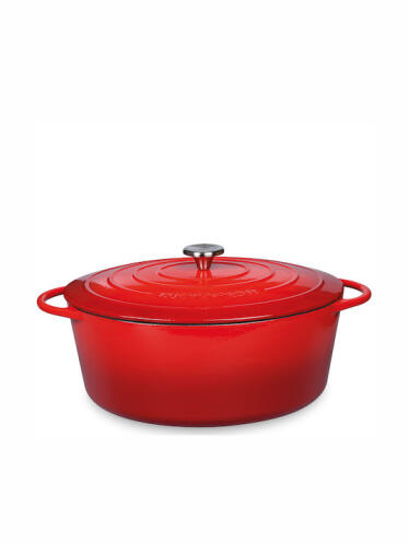 Kuchenprofi- Provence Γάστρα Οβάλ Μαντεμένια 40 Εκ - 12,5 Λιτ Κόκκινη