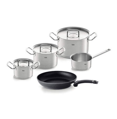 Fissler Original Profi Σετ Μαγειρικά Σκεύη από Ανοξείδωτο Ατσάλι Ασημί 084-378-04-000/0 6τμχ