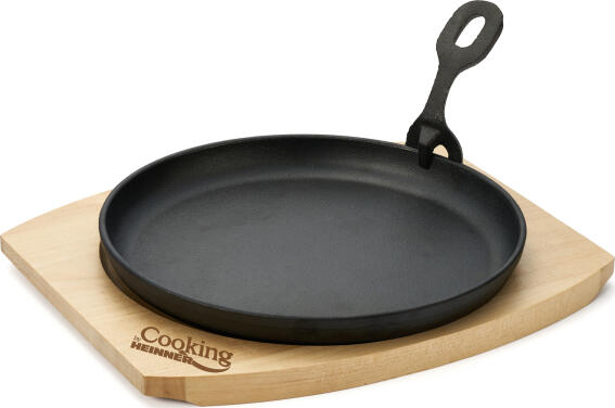 Heinner Μαντέμι Επιφάνεια Ψησίματος, Aποσπώμενο Χερούλι, Ξύλινη Βάση 22 cm