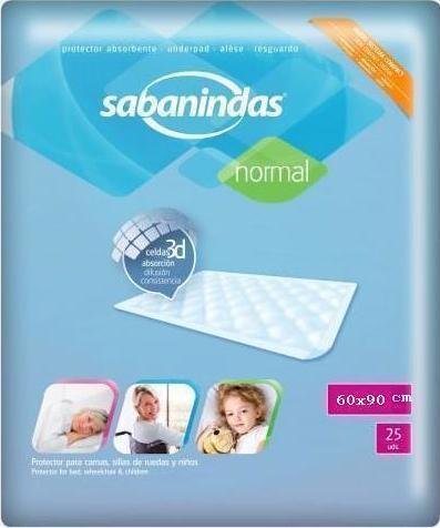 Asepta Sabanindas Normal Υποσέντονα Ακράτειας 60x90cm 25τμχ