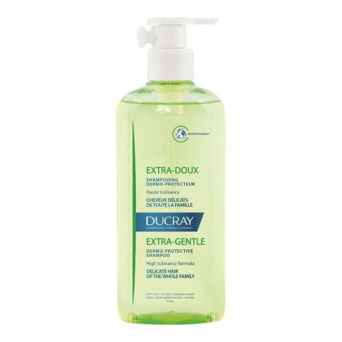 Ducray Extra Gentle Bottle Σαμπουάν Καθημερινής Χρήσης με Αντλία 400ml