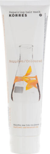Korres Μάσκα Επανόρθωσης για Βαμμένα Μαλλιά με Ηλίανθο και Τσάι του Βουνού 125ml