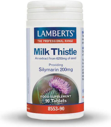Lamberts Milk Thistle 6250mg Γαϊδουράγκαθο 90 ταμπλέτες