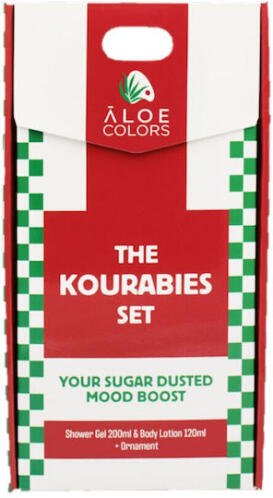 Aloe Colors The Kourabies Set Σετ Περιποίησης για Ενυδάτωση & Καθαρισμό Σώματος 2τμχ
