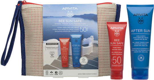 Apivita Bee Sun Safe Σετ με Αντηλιακό Προσώπου & After Sun SPF50 2τμχ