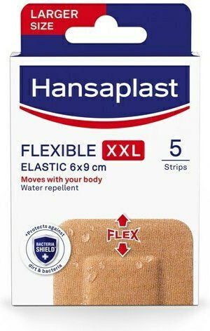 Hansaplast Flexible Αυτοκόλλητα Επιθέματα 9x6cm 5τμχ