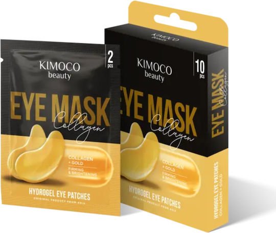 Kimoco Patches Ματιών για Σύσφιξη / Λάμψη / Λείανση / Αντιγήρανση Με Νιασιναμίδη 10τμχ