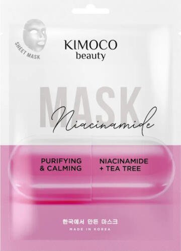 Kimoco Μάσκα Ομορφιάς Προσώπου για Καθαρισμό Με Νιασιναμίδη 23ml