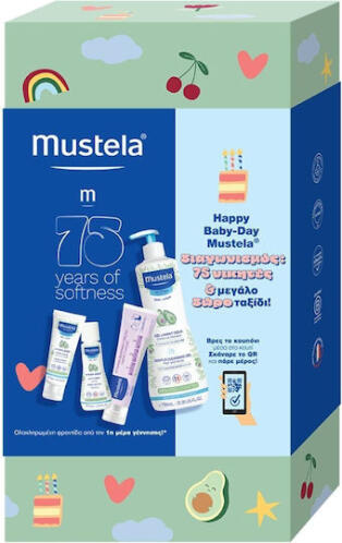Mustela Happy Baby Day Σετ Περιποίησης 4τμχ