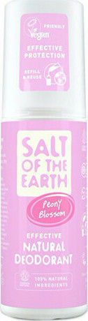Salt of the Earth Salt Of The Earth Peony Blossom Effective Natural Deodorant Φυσικό Αποσμητικό σε Spray Χωρίς Αλουμίνιο 100ml