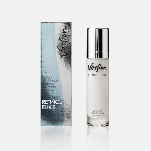 Version Retinol Elixir Κρέμα Προσώπου Νυκτός για Αντιγήρανση & Ατέλειες με Ρετινόλη & Υαλουρονικό Οξύ 50ml