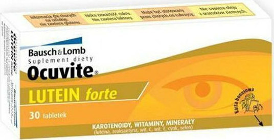 Bausch & Lomb Ocuvite Lutein Forte 30 ταμπλέτες