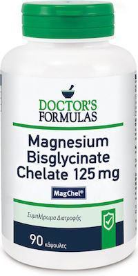 Doctor's Formulas Magnesium Bisglycinate Chelate 125mg 90 κάψουλες
