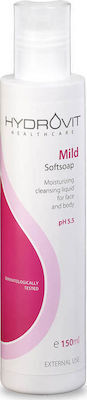 Target Pharma Υγρό Καθαρισμού Hydrovit Mild Soft Soap Ph5.5 για Ευαίσθητες Επιδερμίδες 150ml