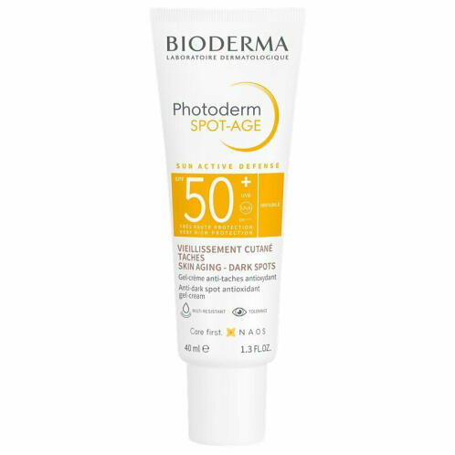 Bioderma Photoderm Spot-Age Αδιάβροχη Αντηλιακή Κρέμα Προσώπου SPF50 40ml