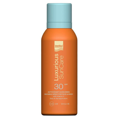 Intermed Luxurious Suncare Αντηλιακή Κρέμα για το Σώμα SPF30 σε Spray 100ml
