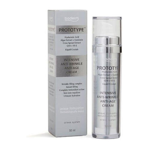 Boderm Prototype Κρέμα Προσώπου Ημέρας με SPF20 για Ενυδάτωση & Αντιγήρανση με Υαλουρονικό Οξύ 50ml