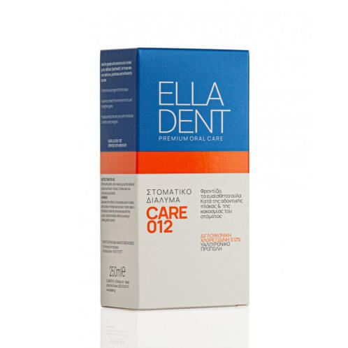 EllaDent Care 012 Στοματικό Διάλυμα κατά της Πλάκας και της Κακοσμίας 250ml