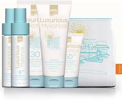 Intermed Luxurious Sun Care Mykonos Σετ με Αντηλιακή Κρέμα Προσώπου, Αντηλιακό Γαλάκτωμα Σώματος & After Sun