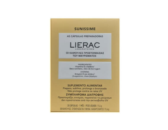Lierac Sunissime Συμπλήρωμα Διατροφής Με Βιταμίνη Ε Και Σελήνιο 30 Caps