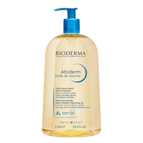 Bioderma Atoderm Huile De Douche Απαλο Αφρολουτρο κατα των Ερεθισμων σε Ελαιωδη Μορφη 1ltr