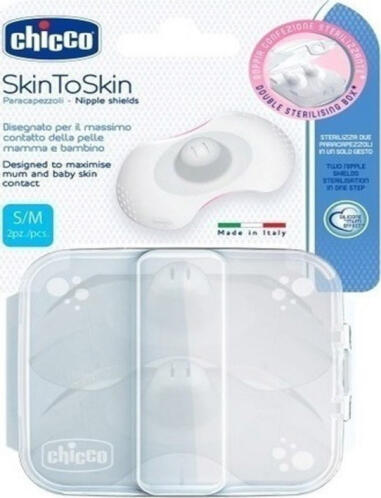 Chicco Δίσκοι Στήθους Σιλικόνης S/M 2τμχ