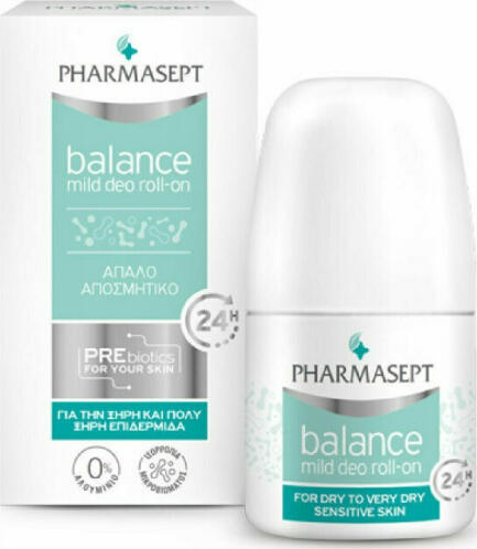 Pharmasept Balance Mild Deo Αποσμητικό 24h σε Roll-On Χωρίς Αλουμίνιο 50ml