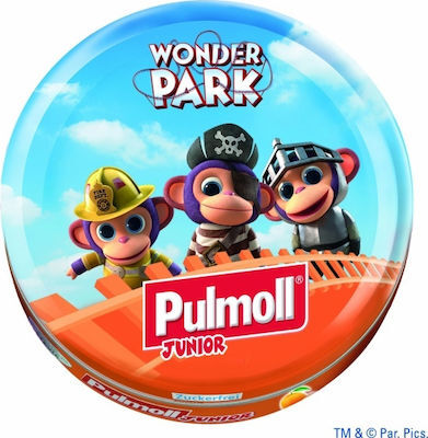 Pulmoll Junior Καραμέλες με Πορτοκάλι & Βιταμίνες A,C και Ε για Παιδιά χωρίς Γλουτένη 50gr