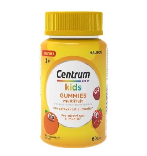 Centrum Kids Gummies Βιταμίνη για το Ανοσοποιητικό Multifruit 60 Zελεδάκια