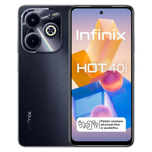 Infinix Smartphone Dual SIM 8GB/256GB Hot 40i X6528B Starlit Black