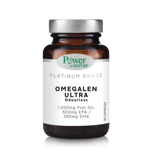 Power Of Nature Platinum Range Omegalen Ultra Odourless Ιχθυέλαιο 1000mg 30 Κάψουλες