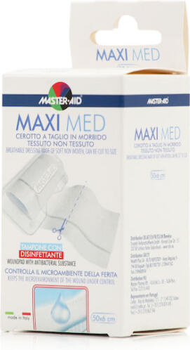 Master Aid Αυτοκόλλητο Επίθεμα Maxi Med 50x6cm 1τμχ