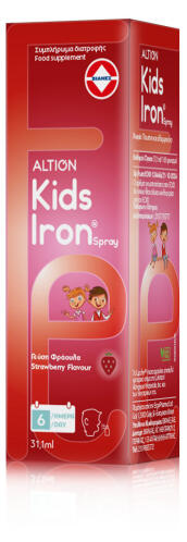 Altion Kids Iron Spray 30ml Φράουλα