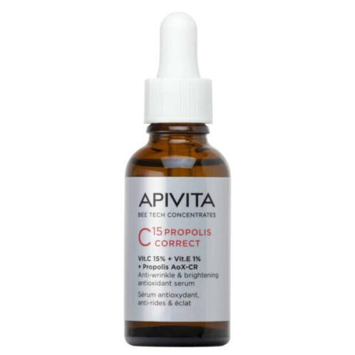 Apivita C15 Propolis Correct Αντιγηραντικό Serum Προσώπου με Βιταμίνη C & Βιταμίνη E 30ml