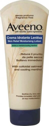 Aveeno Skin Relief Menthol Ενυδατική Lotion Ανάπλασης για Ξηρές/Πολύ Ξηρές & Ευαίσθητες Επιδερμίδες 200ml