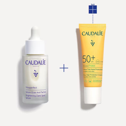 Caudalie Vinoperfect Σετ με Αντηλιακό Προσώπου & Serum SPF50 2τμχ