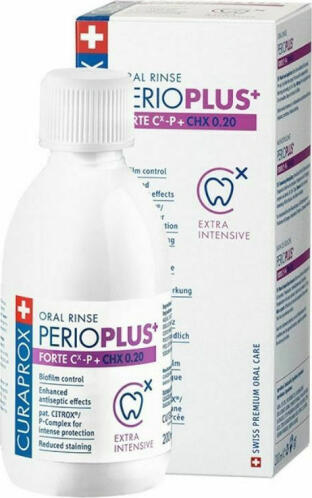 Curaprox Στοματικό Διάλυμμα Perio Plus Forte CHX 0.20 Extra Intensive 200ml