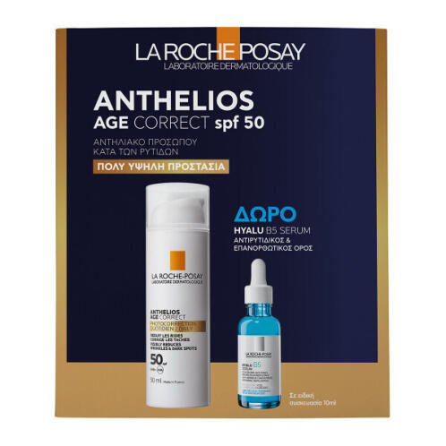 La Roche Posay Αnthelios Age Correct SPF50 Σετ με Serum