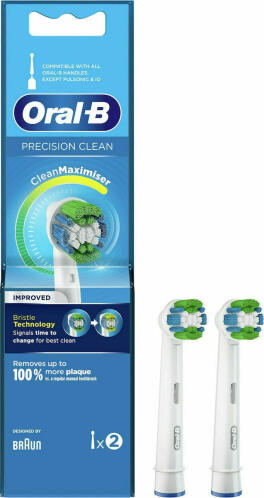 Oral-B Precision Clean Ανταλλακτικές Κεφαλές για Ηλεκτρική Οδοντόβουρτσα 2τμχ