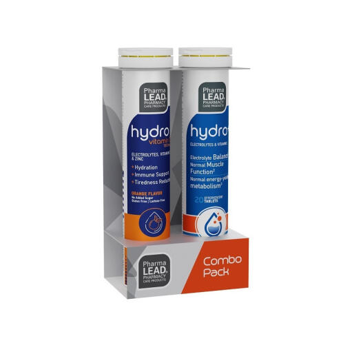 Pharmalead Hydro Vit. C Vit. D Zinc Πολυβιταμίνη 1000mg Πορτοκάλι