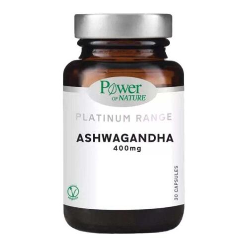 Power Of Nature Ashwagandha 400mg Platinum Range 30 Κάψουλες