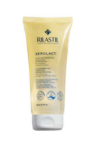 Rilastil Xerolact Cleansing Oil Λάδι Καθαρισμού Προσώπου 200ml