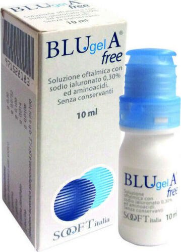 Sooft Italia Οφθαλμικές Σταγόνες με Υαλουρονικό Οξύ Blugel A Free Eye Drops 10ml